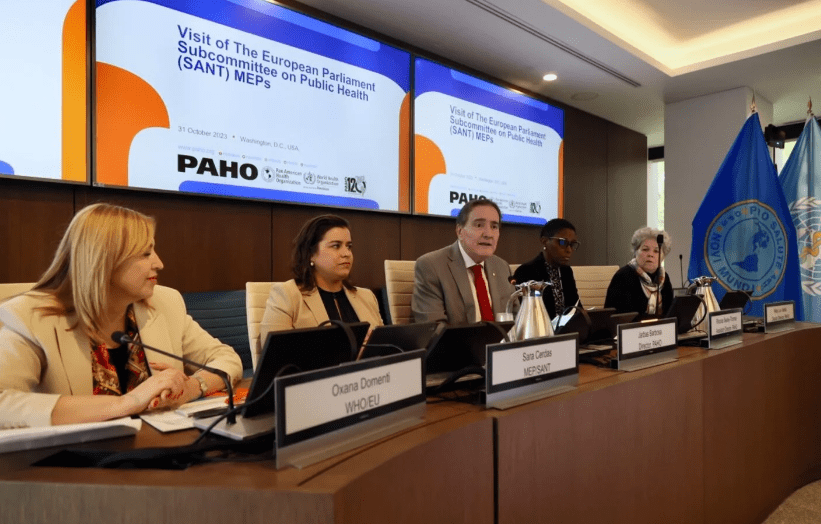 OPS y la Unión Europea abordan principales desafíos de la salud en las&nbsp;Américas