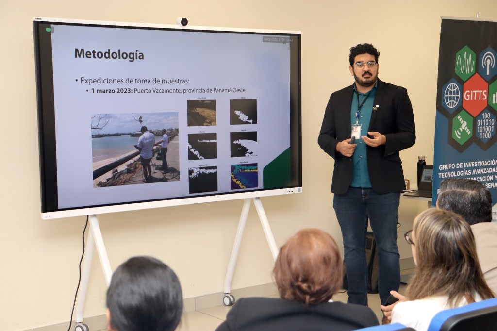 Investigadores de la UTP utilizan imágenes hiperespectrales, datos satelitales e IA para monitorear el florecimiento de algas nocivas en costas&nbsp;panameñas