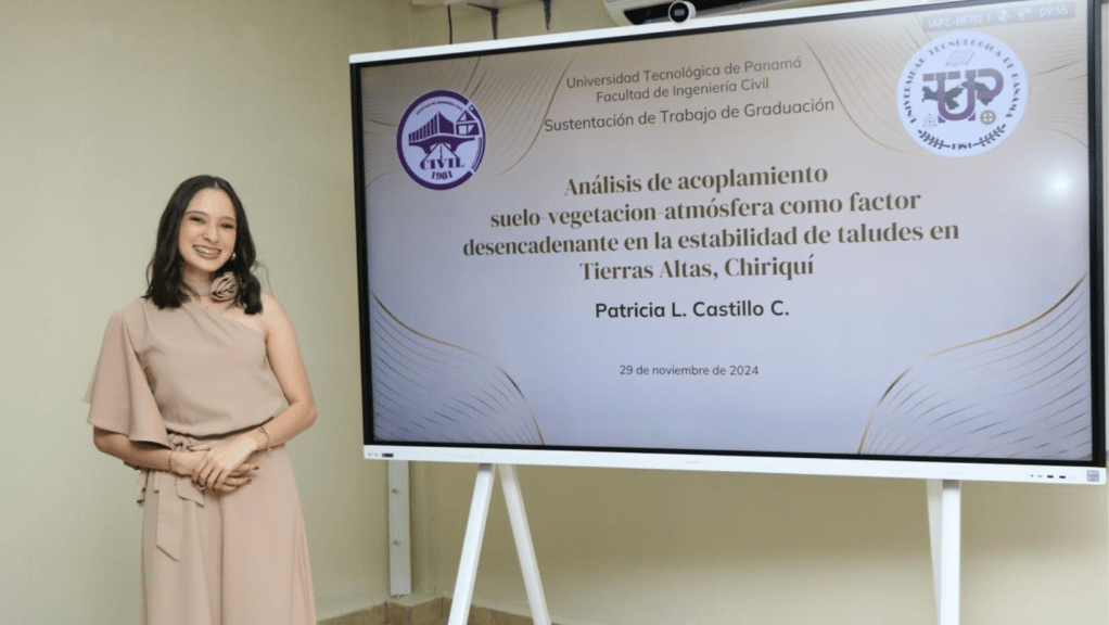 Estudiante de la UTP investiga los factores desencadenantes de los deslizamientos de tierra en&nbsp;Chiriquí